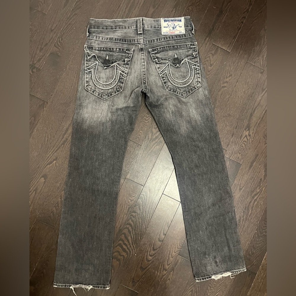 OG True Religion ricky straight ropestitch/chainstitch size 31